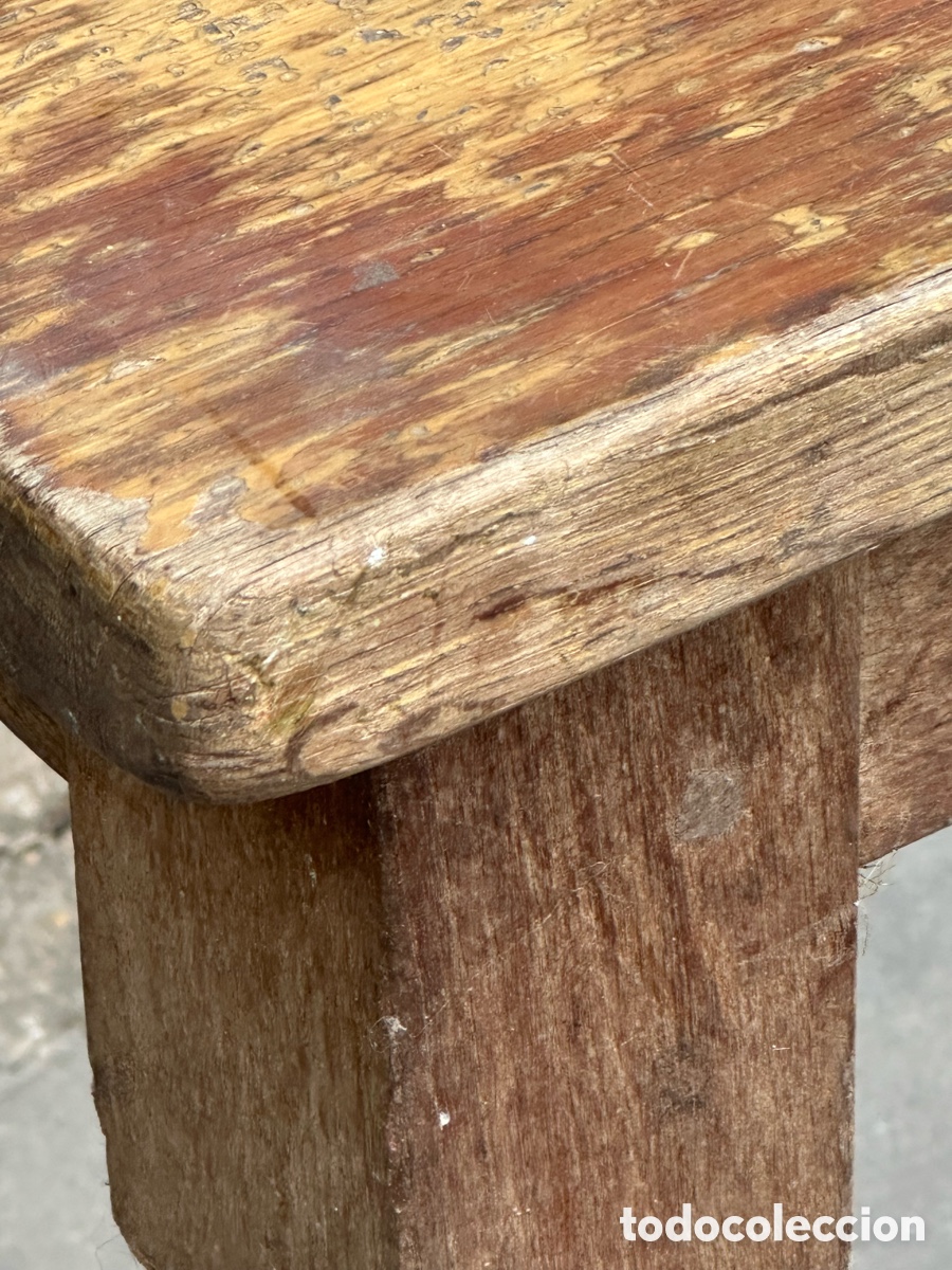 Antig&uuml;edades: Mesa roble patas torneadas - Foto 5