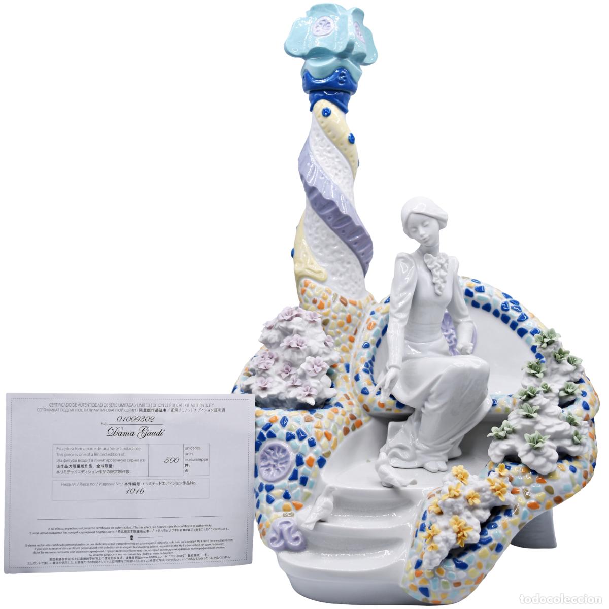 Antig&uuml;edades: Lladr&oacute; - Dama de Gaud&iacute; - Joan Coderch - Edici&oacute;n limitada (1016/1500) - Foto 8