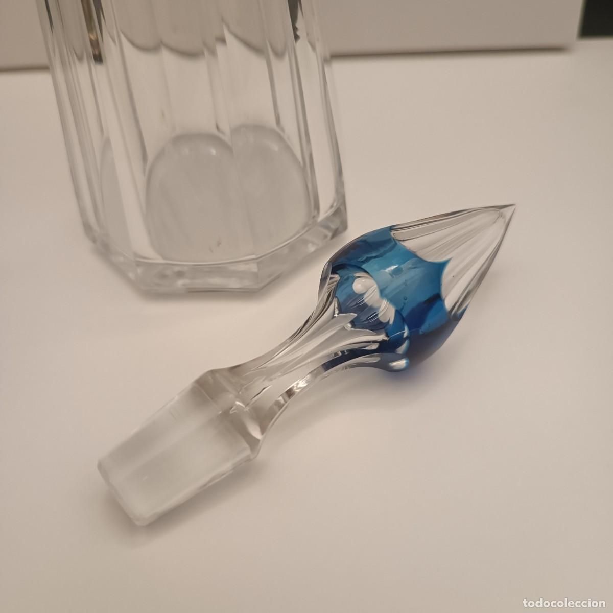Antig&uuml;edades: BOTELLA EN CRISTAL TALLADO BICOLOR - Foto 5