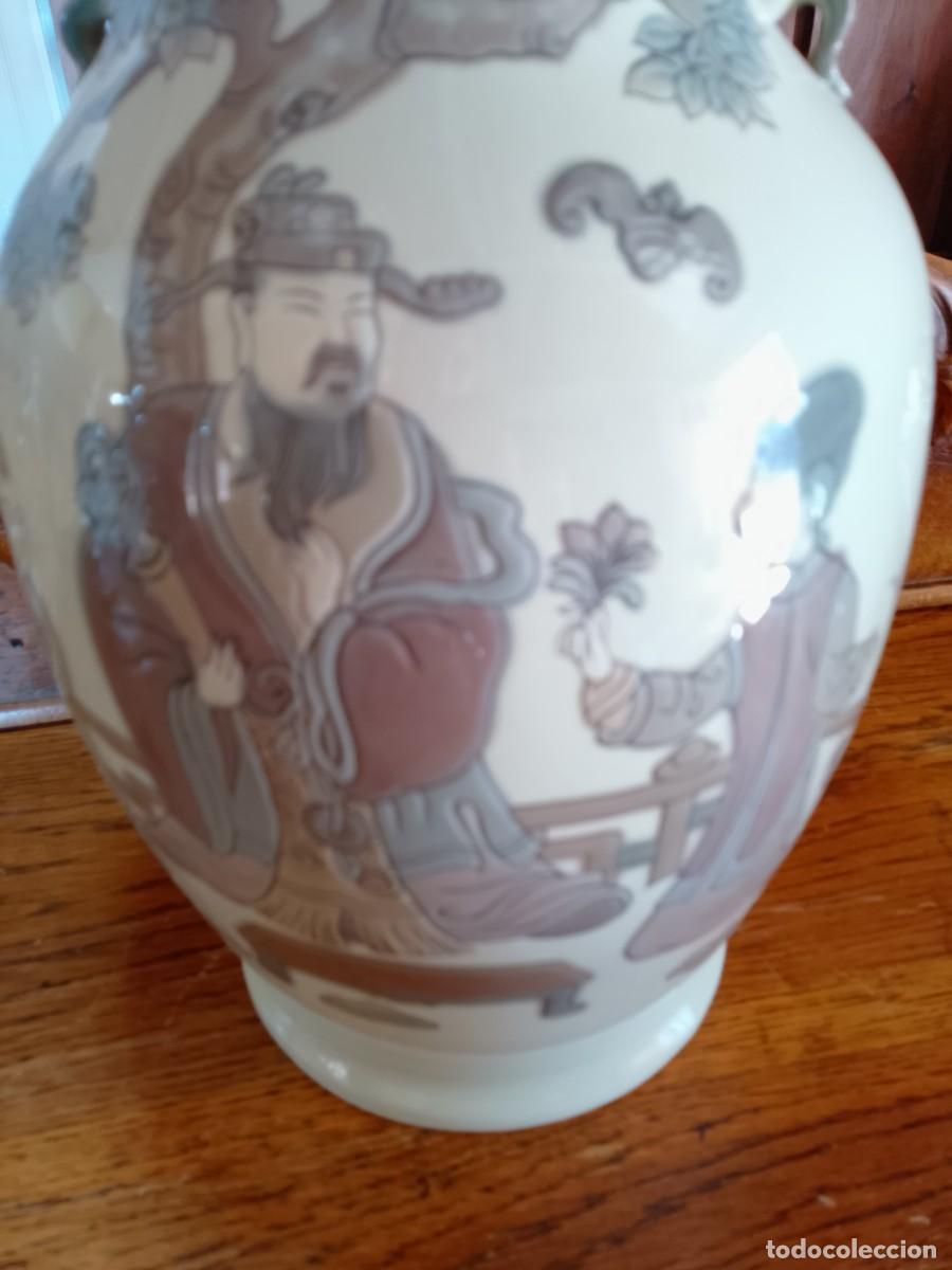Antig&uuml;edades: Jarr&oacute;n porcelana Lladro - Foto 4