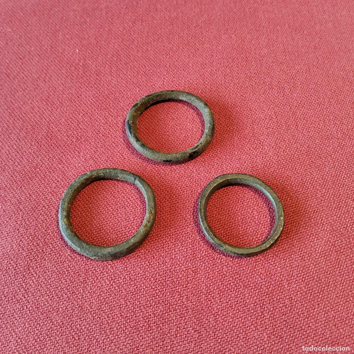 Antig&uuml;edades: TRES PREMONEDAS CELTIBERICAS DE BRONCE - Foto 2