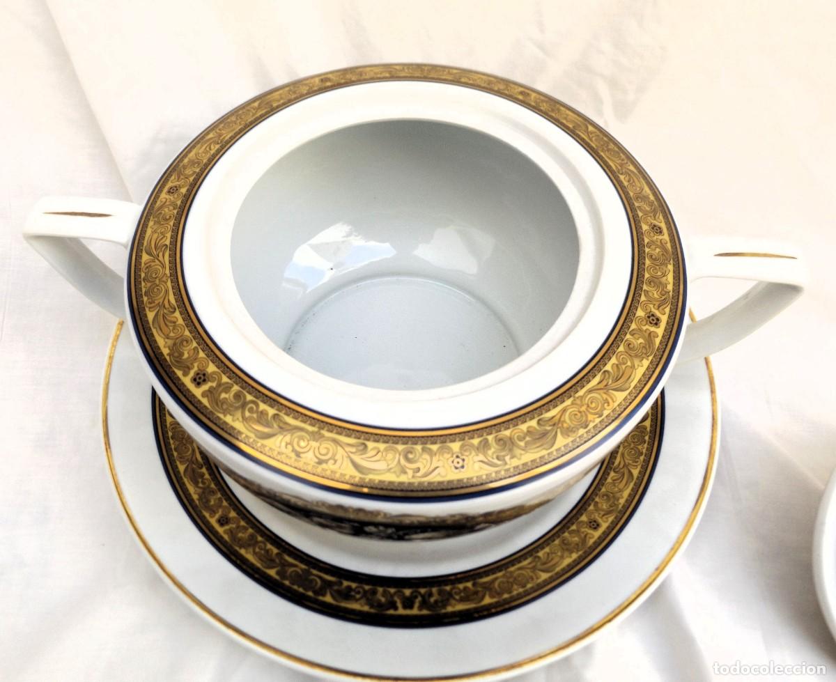 Antig&uuml;edades: sopera con plato de Limoges - Foto 2