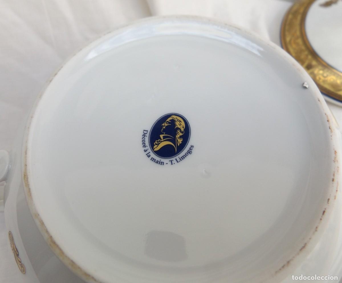 Antig&uuml;edades: sopera con plato de Limoges - Foto 4