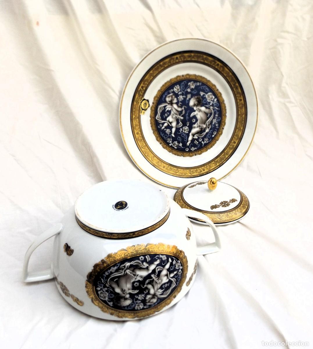 Antig&uuml;edades: sopera con plato de Limoges - Foto 5