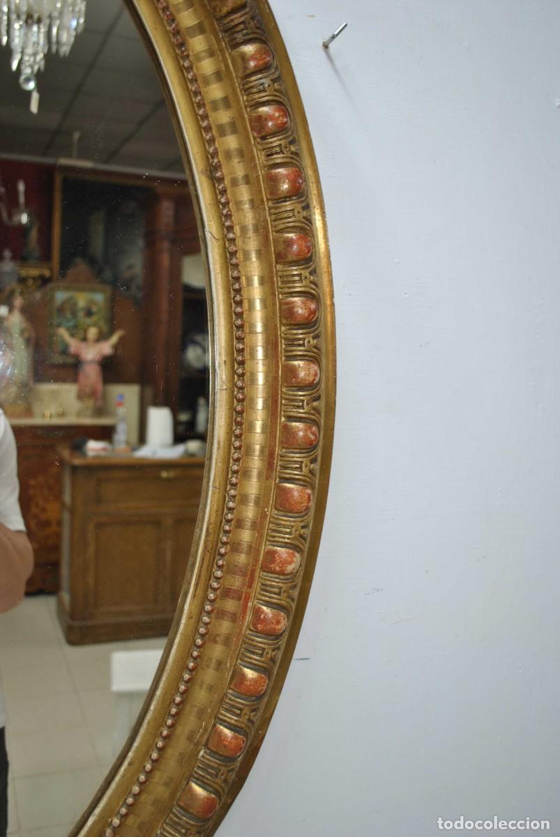 Antig&uuml;edades: ANTIGUO ESPEJO ORO ESTILO LUIS XVI - Foto 7