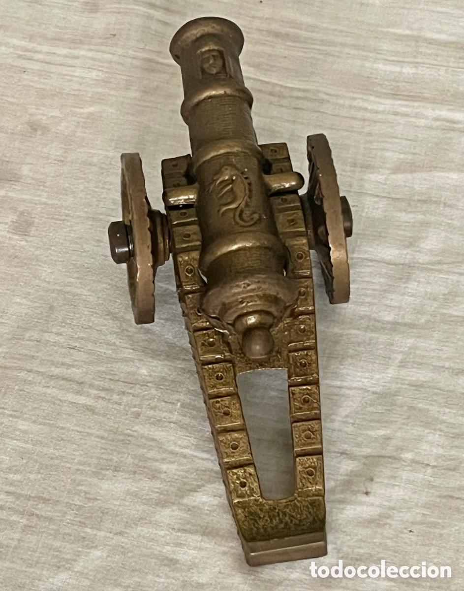 Antig&uuml;edades: CA&Ntilde;&Oacute;N DE BRONCE ANTIGUO - Foto 4