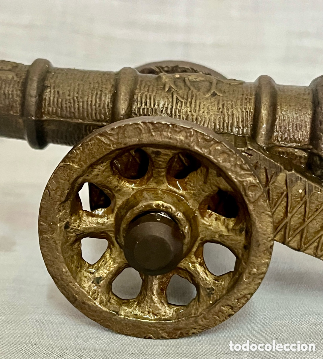 Antig&uuml;edades: CA&Ntilde;&Oacute;N DE BRONCE ANTIGUO - Foto 2