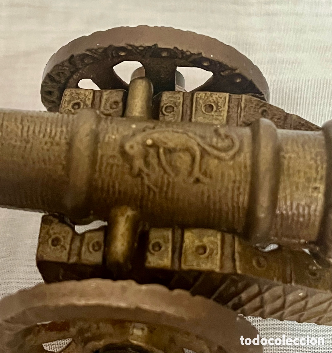 Antig&uuml;edades: CA&Ntilde;&Oacute;N DE BRONCE ANTIGUO - Foto 8