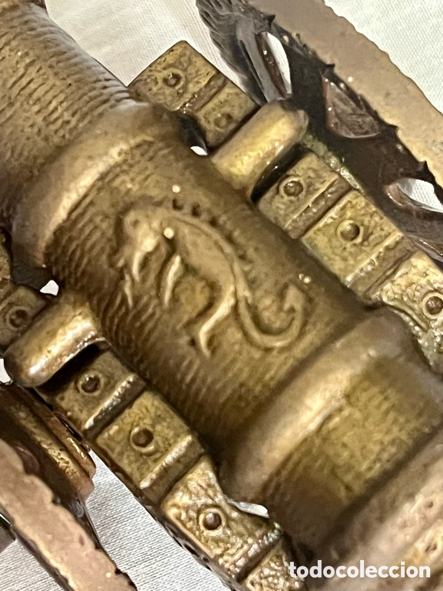Antig&uuml;edades: CA&Ntilde;&Oacute;N DE BRONCE ANTIGUO - Foto 3
