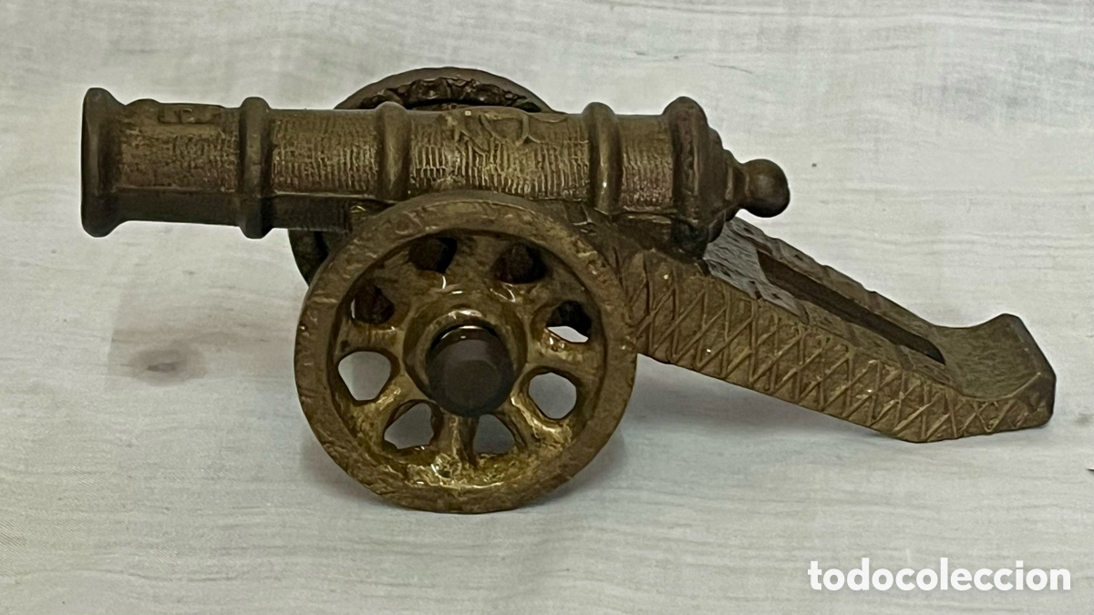 Antig&uuml;edades: CA&Ntilde;&Oacute;N DE BRONCE ANTIGUO - Foto 5