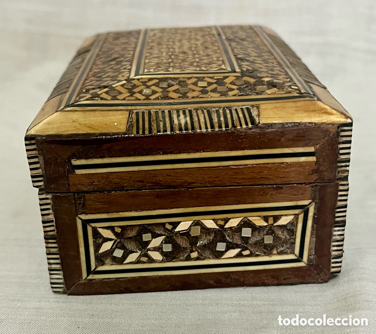 Antig&uuml;edades: CAJA DE TARACEA ANTIGUA - Foto 3