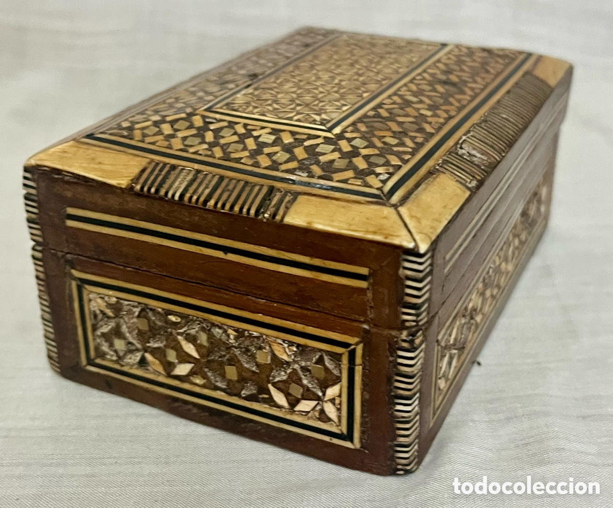 Antig&uuml;edades: CAJA DE TARACEA ANTIGUA - Foto 5