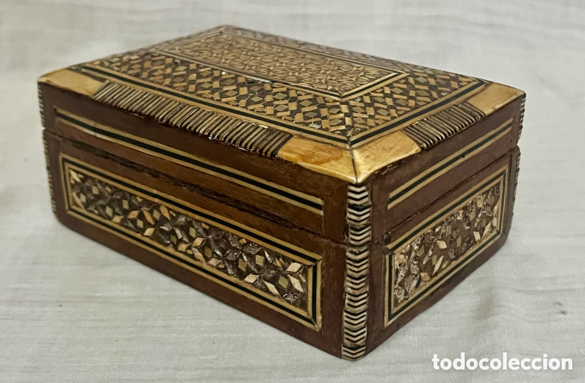 Antig&uuml;edades: CAJA DE TARACEA ANTIGUA - Foto 6