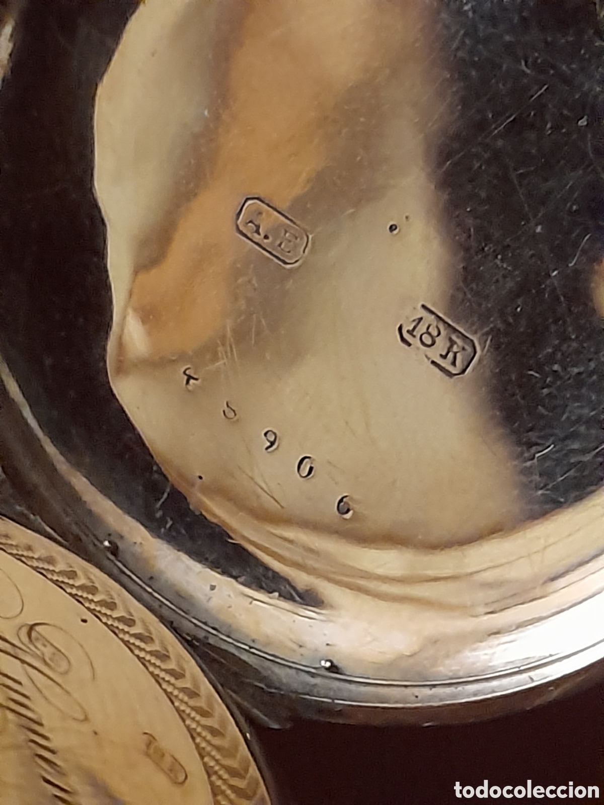 Antig&uuml;edades: Reloj de bolsillo de oro - Foto 6