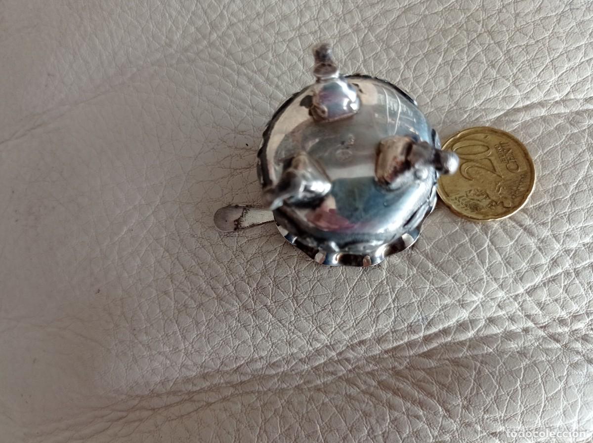 Antig&uuml;edades: Salero y pimentero plata de ley - Foto 7