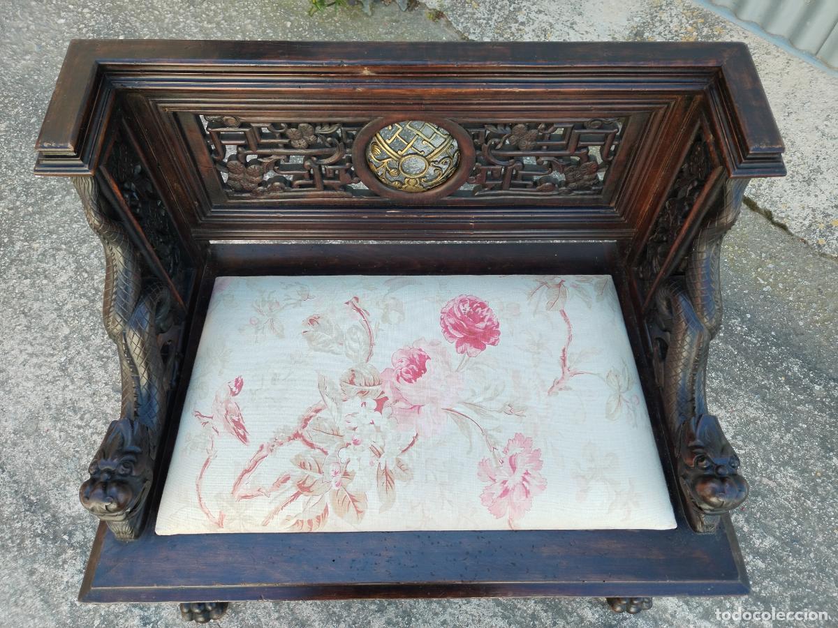 Antig&uuml;edades: sillon antiguo chino throne chair - Foto 2