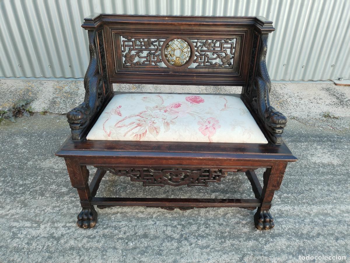 Antig&uuml;edades: sillon antiguo chino throne chair - Foto 1