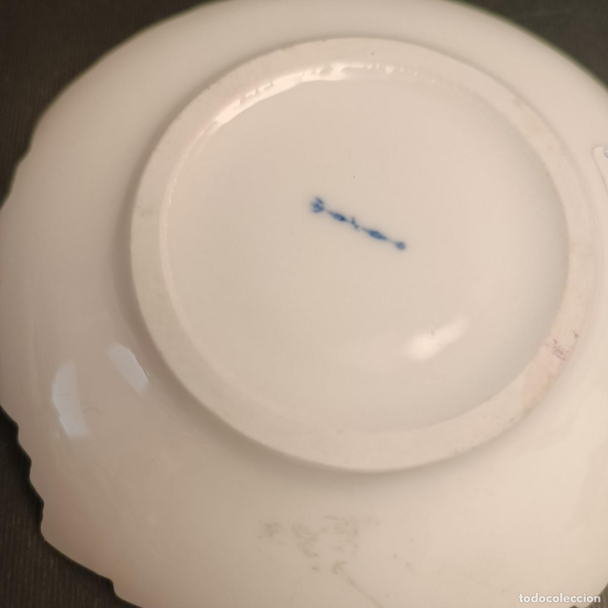 Antig&uuml;edades: HOJA EN PORCELANA KPM - Foto 2