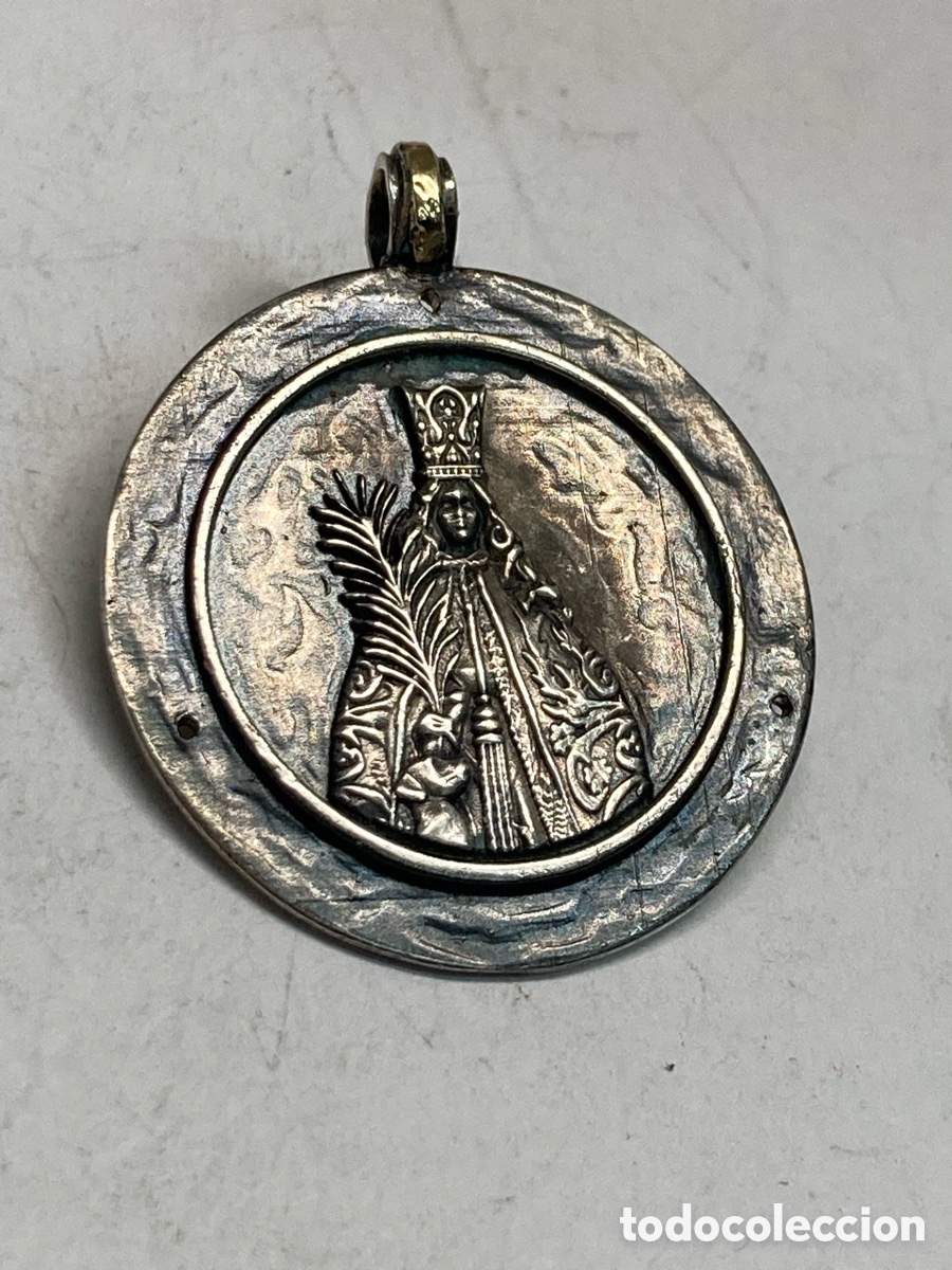 Antig&uuml;edades: Medalla de plata religiosa C410 - Foto 1