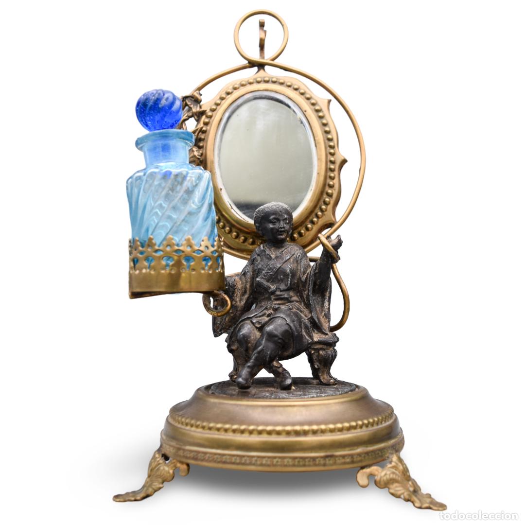 Antig&uuml;edades: Espejo de tocador perfumero - Foto 2