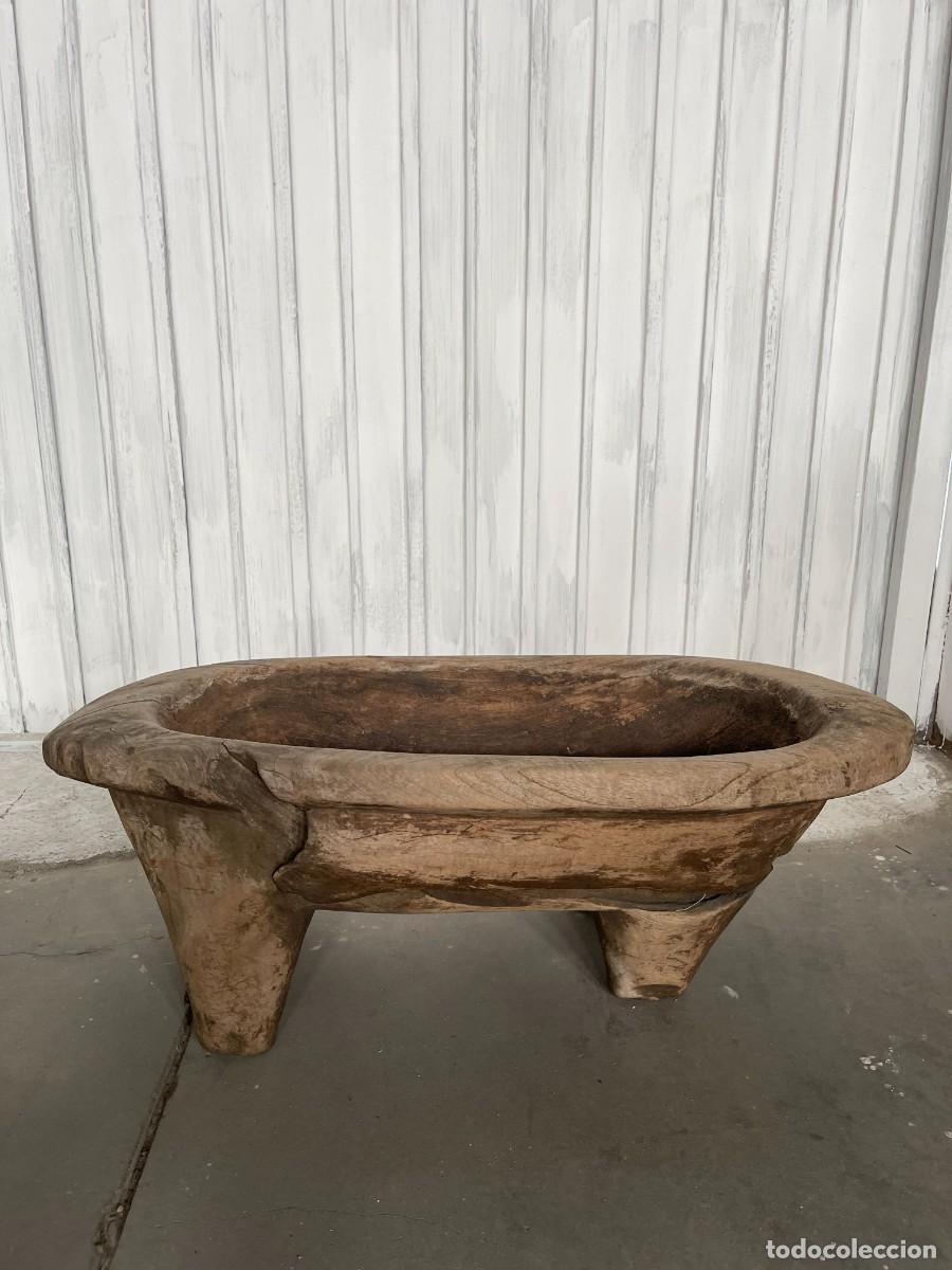 Antig&uuml;edades: tronco madera maciza - Foto 1