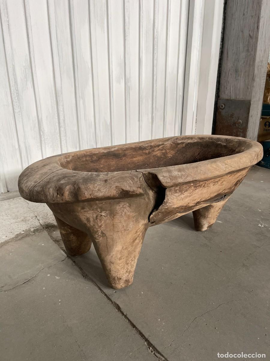 Antig&uuml;edades: tronco madera maciza - Foto 2