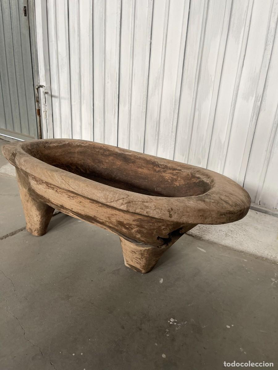 Antig&uuml;edades: tronco madera maciza - Foto 3
