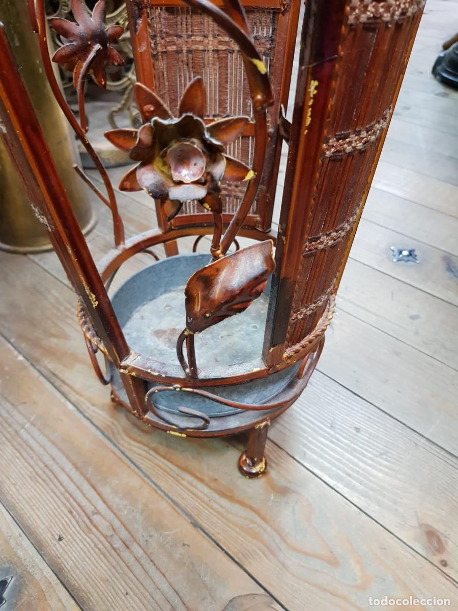 Antig&uuml;edades: ANTIGUO MACETERO-ALTO 50 CM - Foto 5