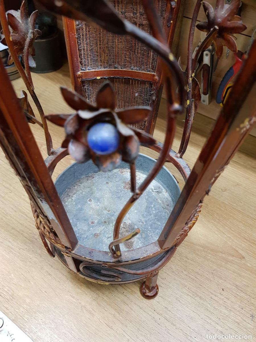Antig&uuml;edades: ANTIGUO MACETERO-ALTO 50 CM - Foto 7