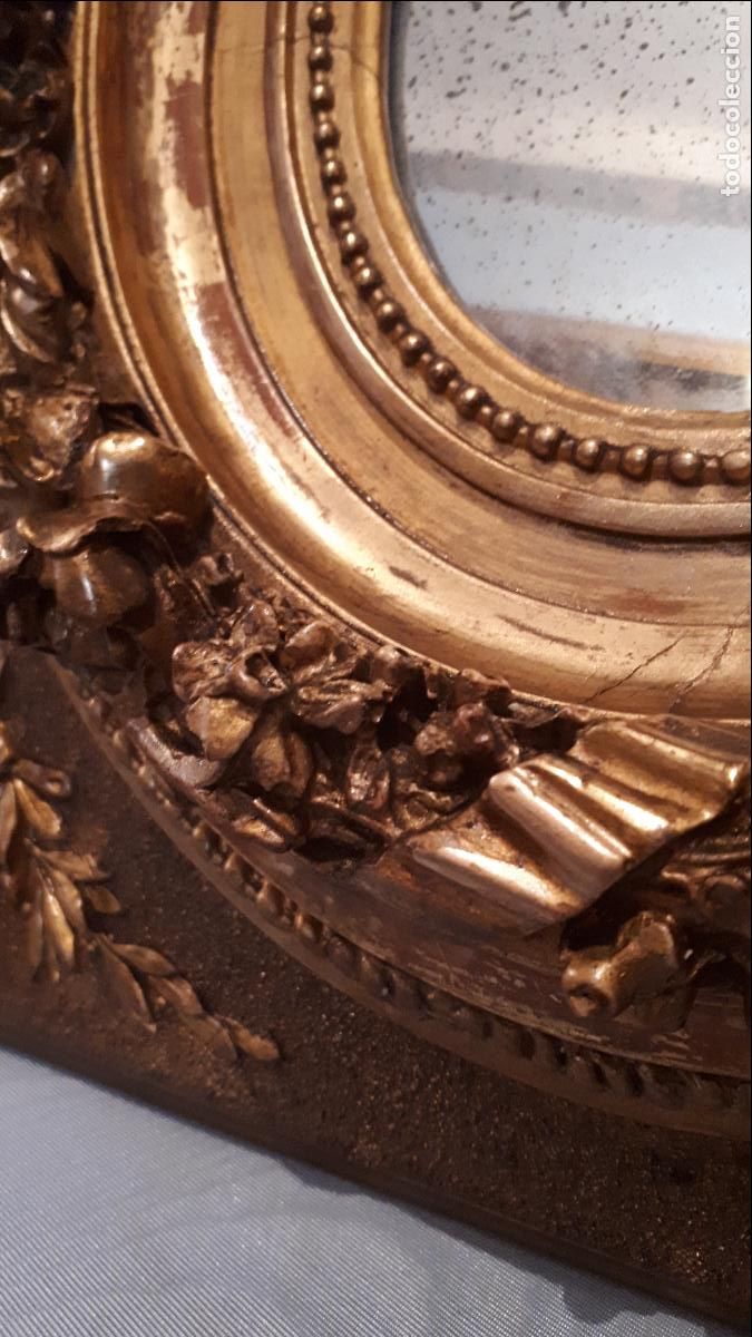 Antig&uuml;edades: Marco dorado siglo XIX. - Foto 5