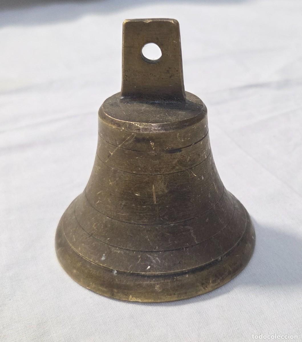Antig&uuml;edades: Campana Campanilla de Bronce - Foto 1