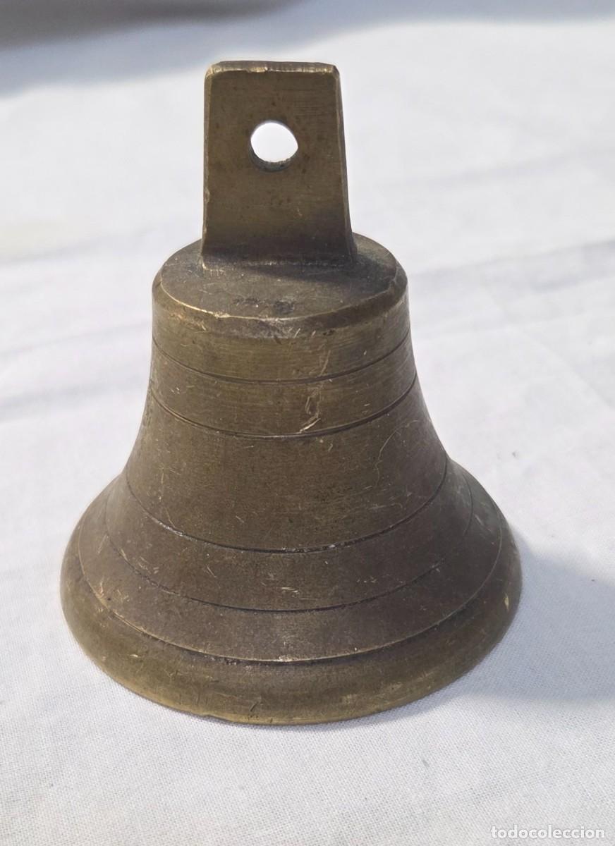 Antig&uuml;edades: Campana Campanilla de Bronce - Foto 2