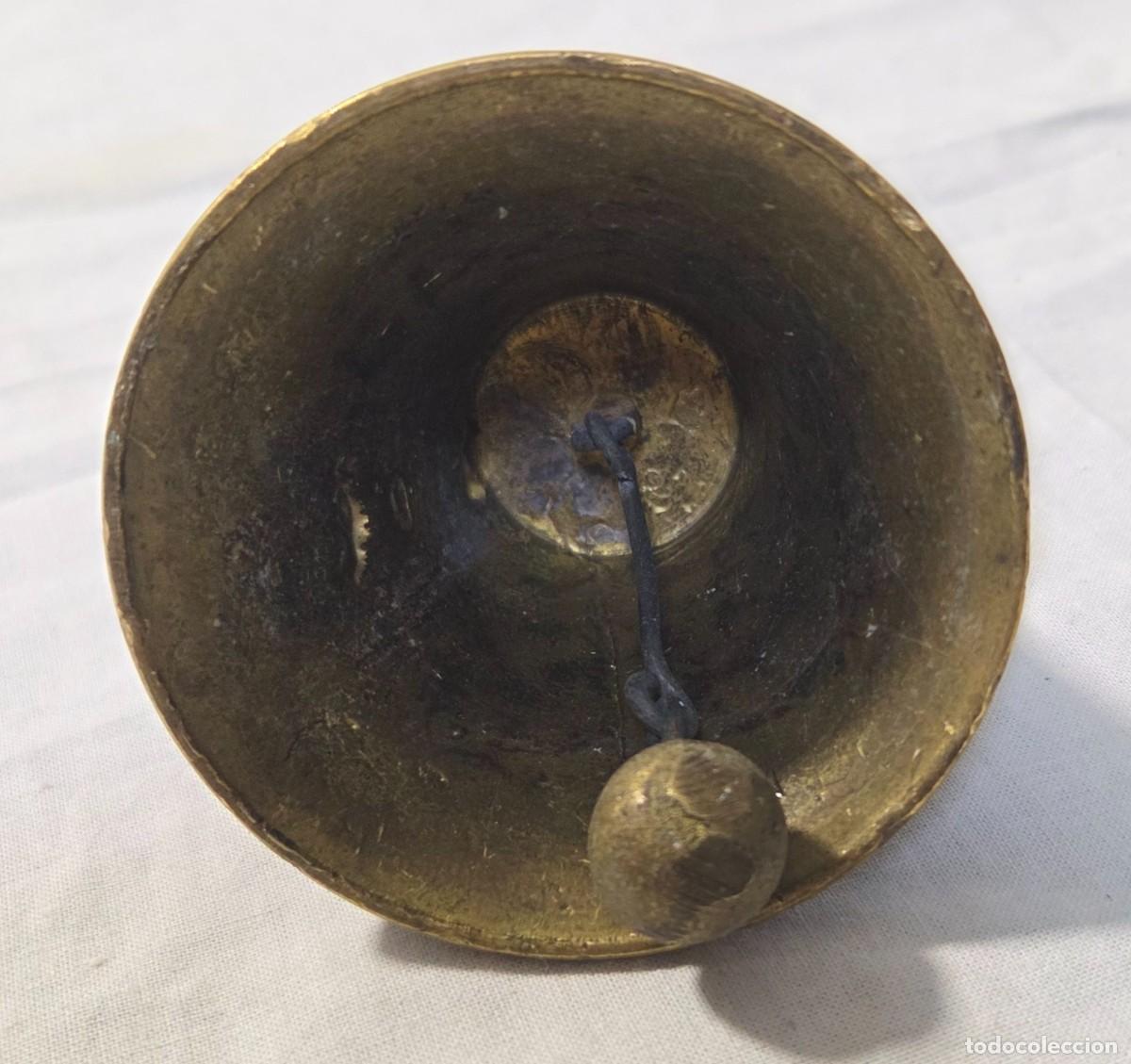 Antig&uuml;edades: Campana Campanilla de Bronce - Foto 3