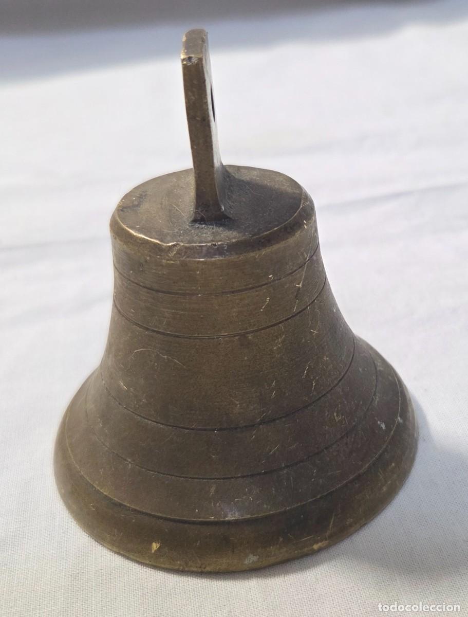 Antig&uuml;edades: Campana Campanilla de Bronce - Foto 4