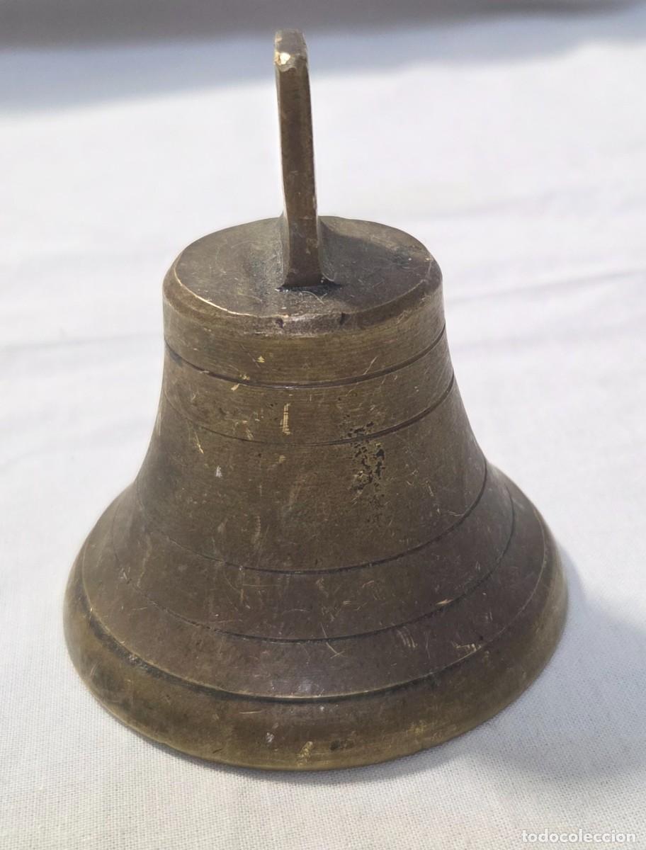 Antig&uuml;edades: Campana Campanilla de Bronce - Foto 5