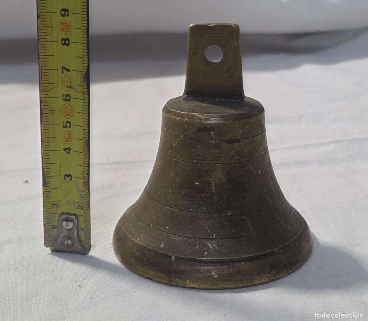 Antig&uuml;edades: Campana Campanilla de Bronce - Foto 6