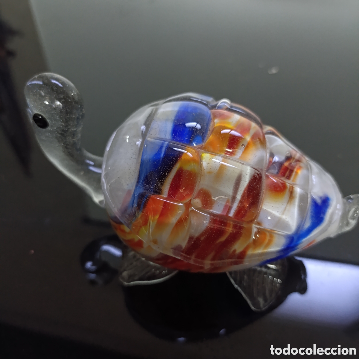 Antig&uuml;edades: GRAN TORTUGA MURANO,20 CM LONGITUD - Foto 3