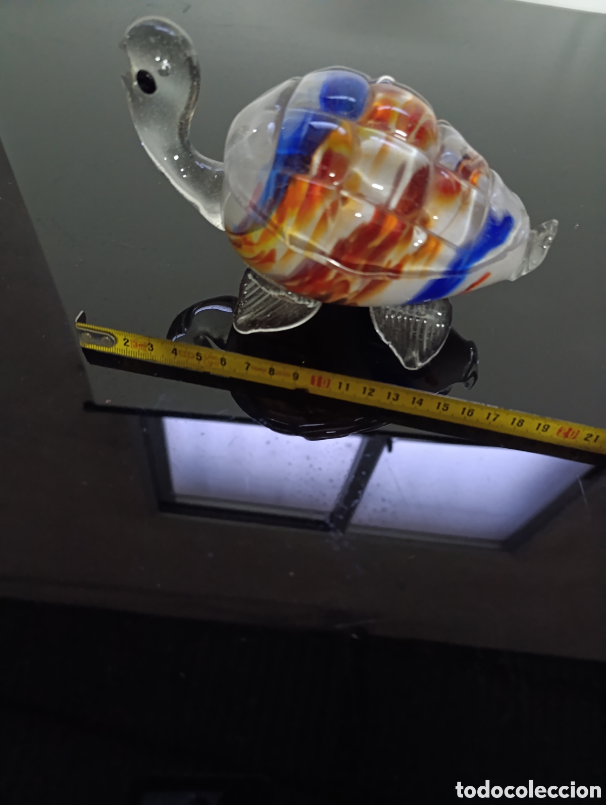 Antig&uuml;edades: GRAN TORTUGA MURANO,20 CM LONGITUD - Foto 5