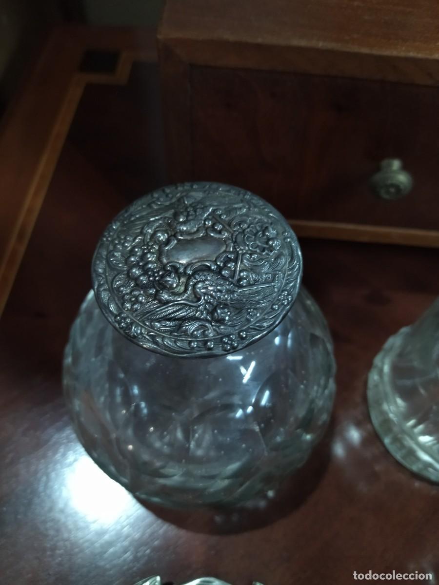 Antig&uuml;edades: Juego de tocador 3piezas - Foto 5