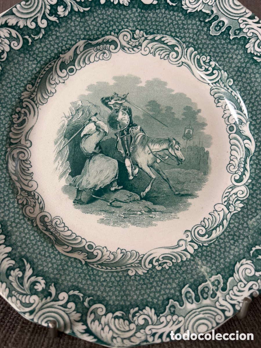 Antig&uuml;edades: Plato de sargadelos tercera &eacute;poca - Foto 2
