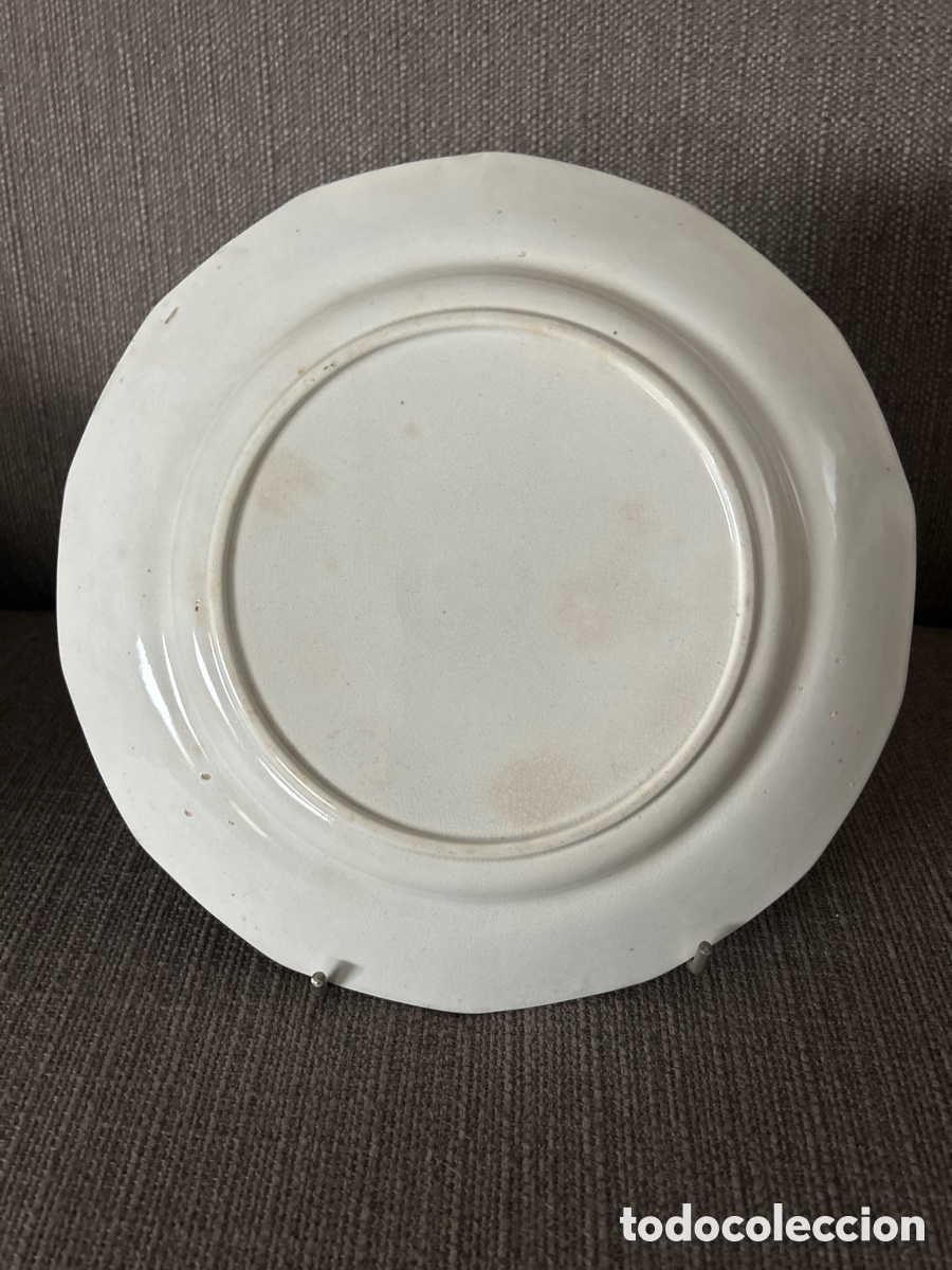 Antig&uuml;edades: Plato de sargadelos tercera &eacute;poca - Foto 3