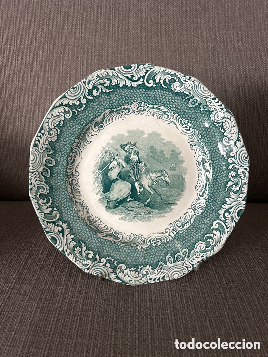 Antig&uuml;edades: Plato de sargadelos tercera &eacute;poca - Foto 1