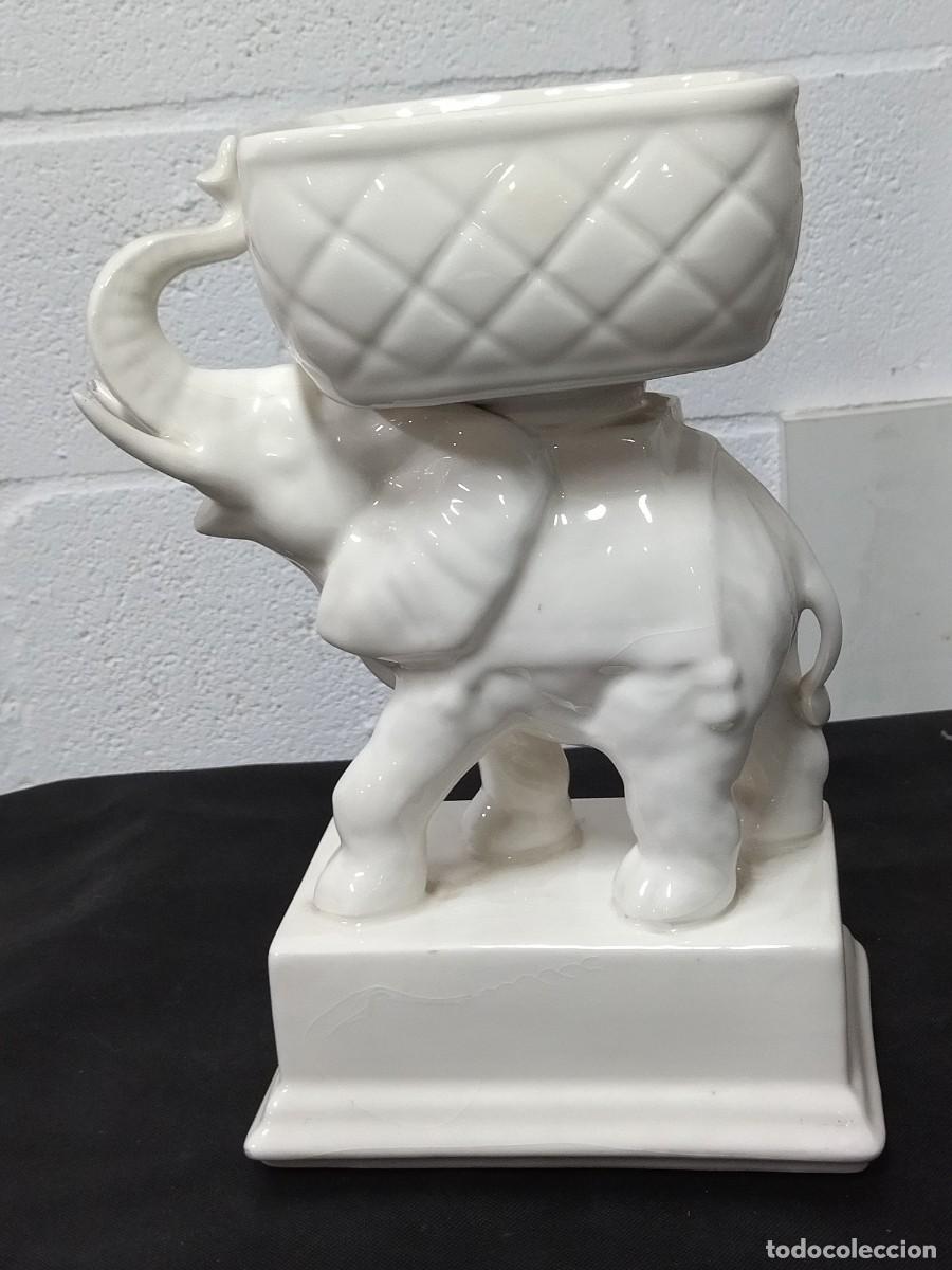 Antig&uuml;edades: Centro de mesa Elefante cer&aacute;mica - Foto 7