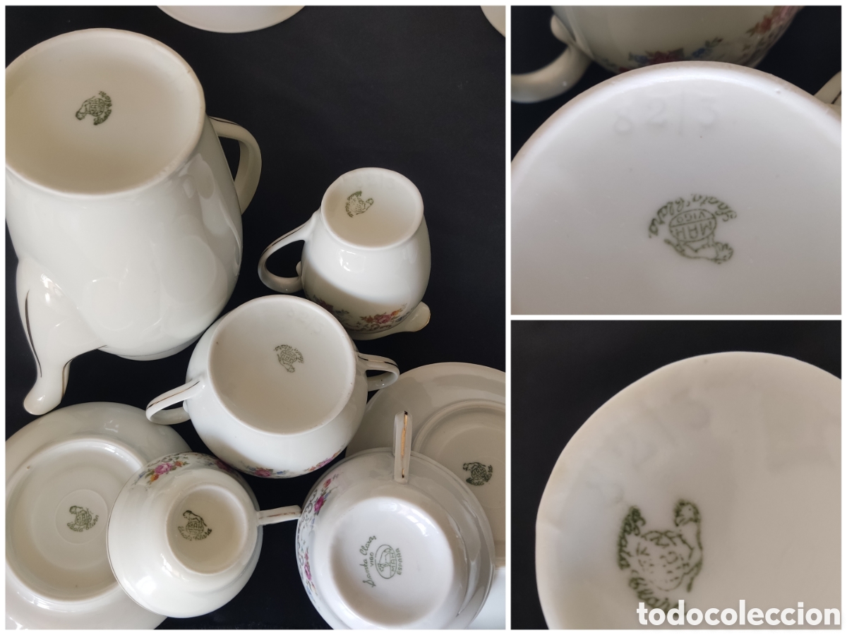 Antig&uuml;edades: JUEGO DE CAF&Eacute; SANTA CLARA - Foto 7