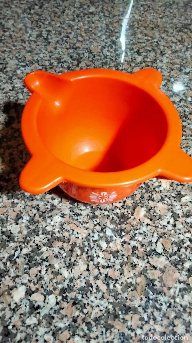 Antig&uuml;edades: MORTERO COLOR NARANJA - Foto 4