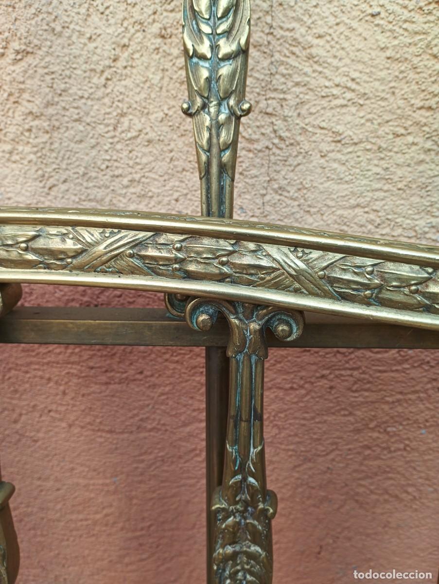 Antig&uuml;edades: CAMA DE BRONCE-ANTIGUA. - Foto 5