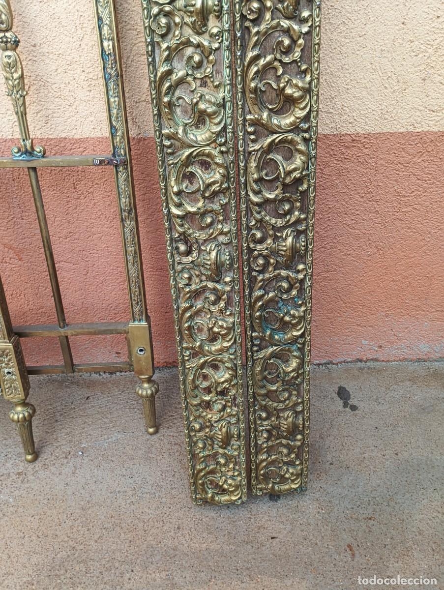 Antig&uuml;edades: CAMA DE BRONCE-ANTIGUA. - Foto 8