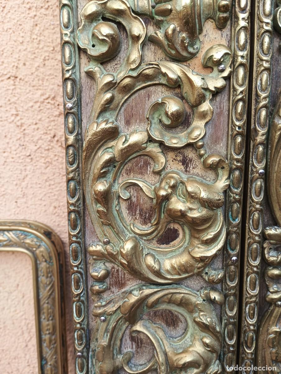 Antig&uuml;edades: CAMA DE BRONCE-ANTIGUA. - Foto 9