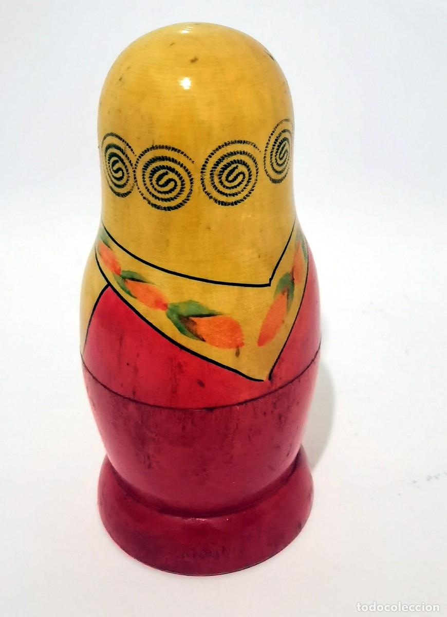 Antig&uuml;edades: Matryoshka original URSS de 14cm - Foto 3