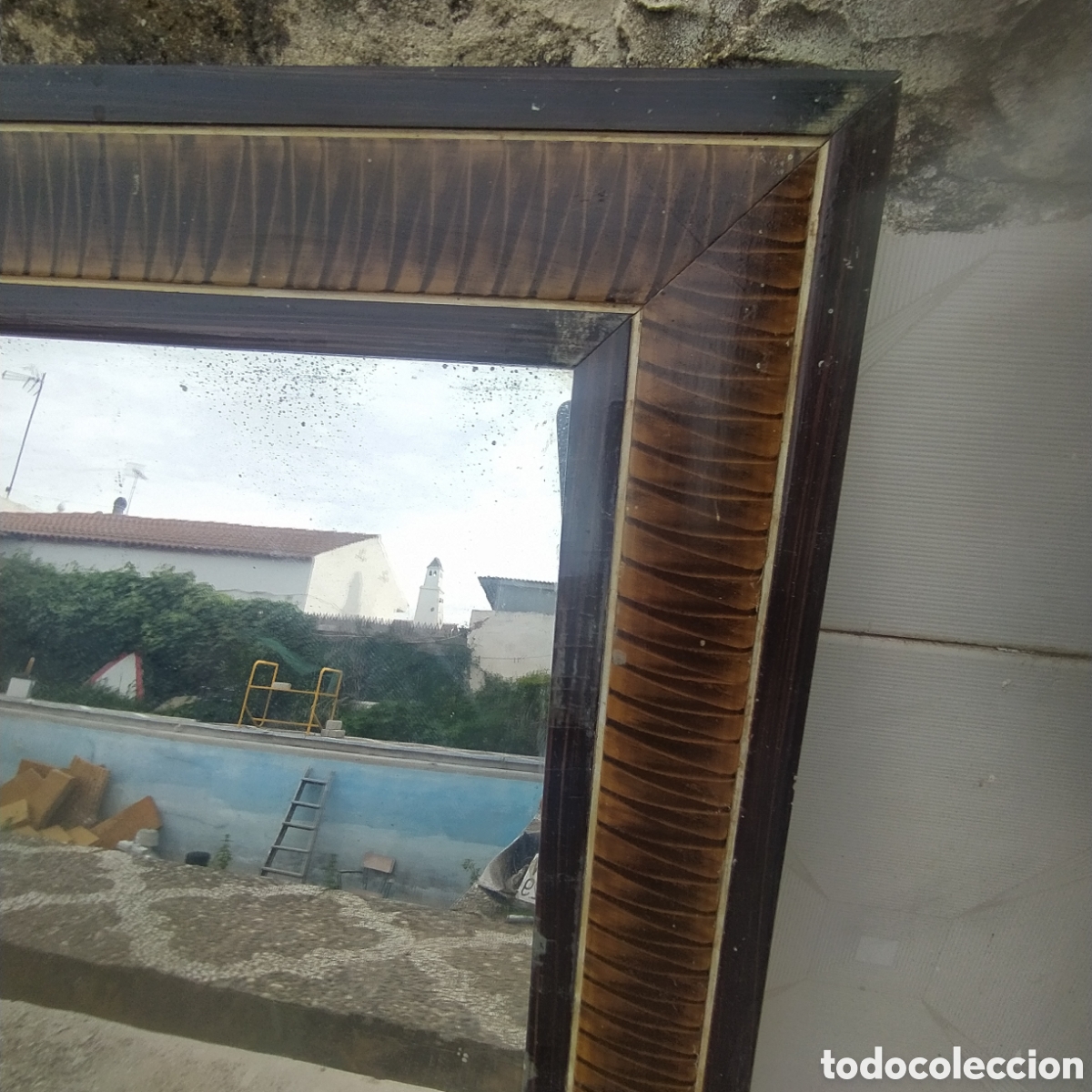Antig&uuml;edades: Espejo antiguo vintage - Foto 3
